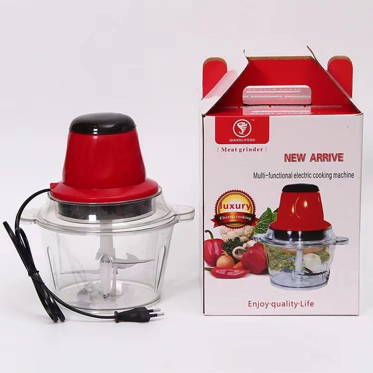 China Home Kitchen Appliance Heavy Duty 2L 3L 300/400W Plastic Power/Electric Meat Grinder Machine Mini Vegetable Chopper Price for Food/Onion/Garlic