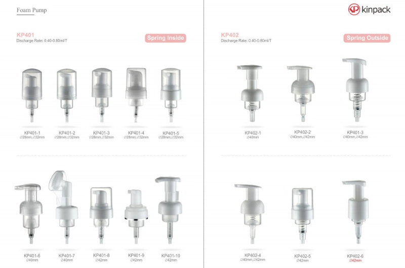 Plastic Foaming Soap Dispenser Pump