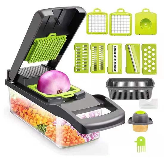 China Hand Manual Multi Purpose Vegetable Slicer Multi Functional Vegetable Slicer Multi-Function Vegetable Slicer Vegetable Chopper Slicer Precio al por mayor